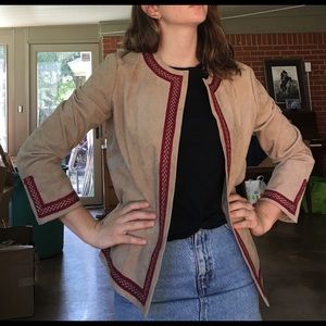Vintage Vera Maxwell suede jacket